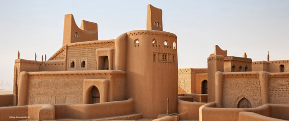 Diriyah traditional mud-brick architecture Riyadh.