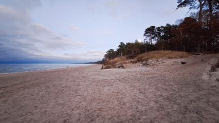 Plaża. Przewłaka. Ustka. © wojwarm
