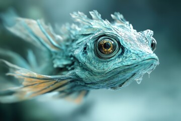 Fototapeta premium close up of a iguana