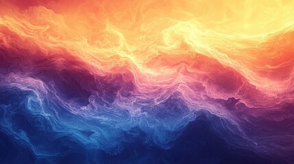 Obraz premium Vibrant abstract background showcasing swirling colors at dusk with warm and cool tones blending harmoniously
