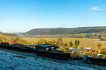 Eine kleine Wanderung auf dem Wanderweg Extratour rund um die s&uuml;dth&uuml;ringische Kleinstadt Meiningen - Th&uuml;ringen - Deutschland