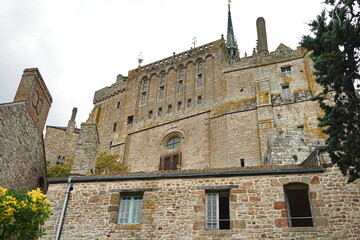Mont Saint Michel abbey in Normandy, France