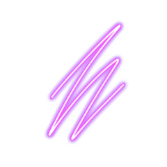 neon doodle party line png