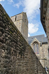 Mont Saint Michel abbey in Normandy, France