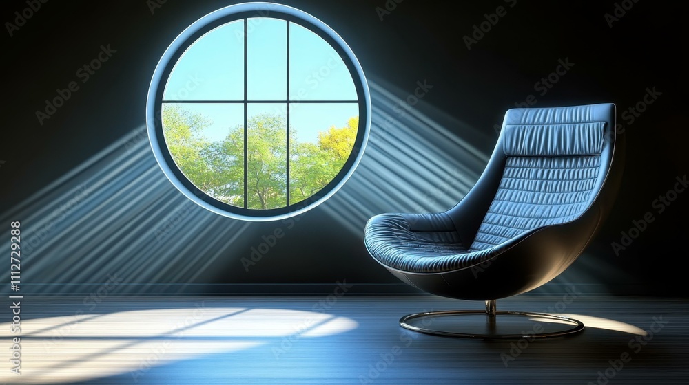 Poster minimalist interior image abstract geometry abstract image one main object high quality very detaile