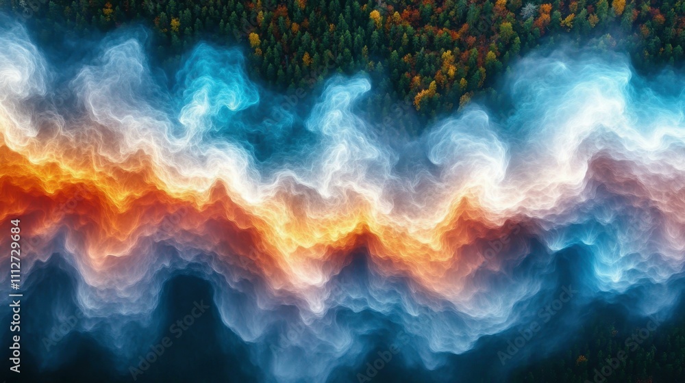 Poster nature abstract image abstract wilderness abstract image one main object high quality very detailed