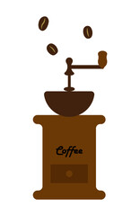 コーヒーグラインダーのイラスト