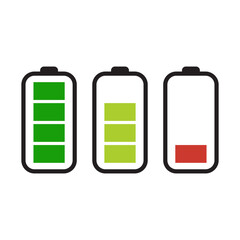 battery icon set