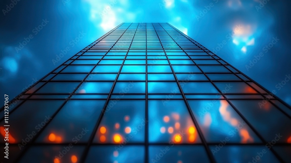 Poster architecture abstract image unconventional design abstract image one main object high quality very d