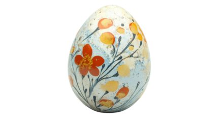 Colorful Easter egg transparent background