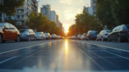 Blue Track. Empty blue running track sunset city street urban outdoor