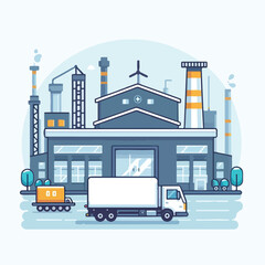 warehouse vector