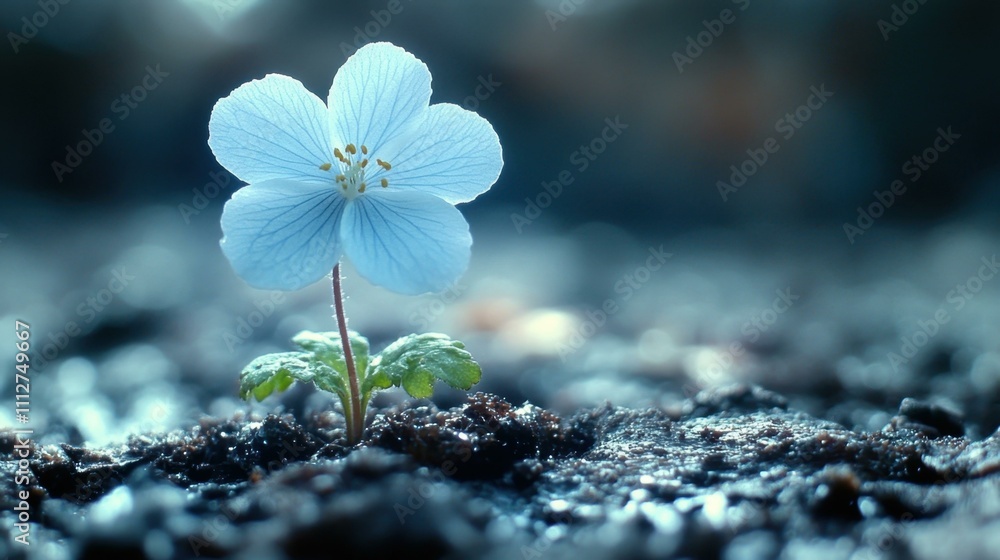 Poster magic of macro world image abstract wilderness abstract image one main object high quality very deta