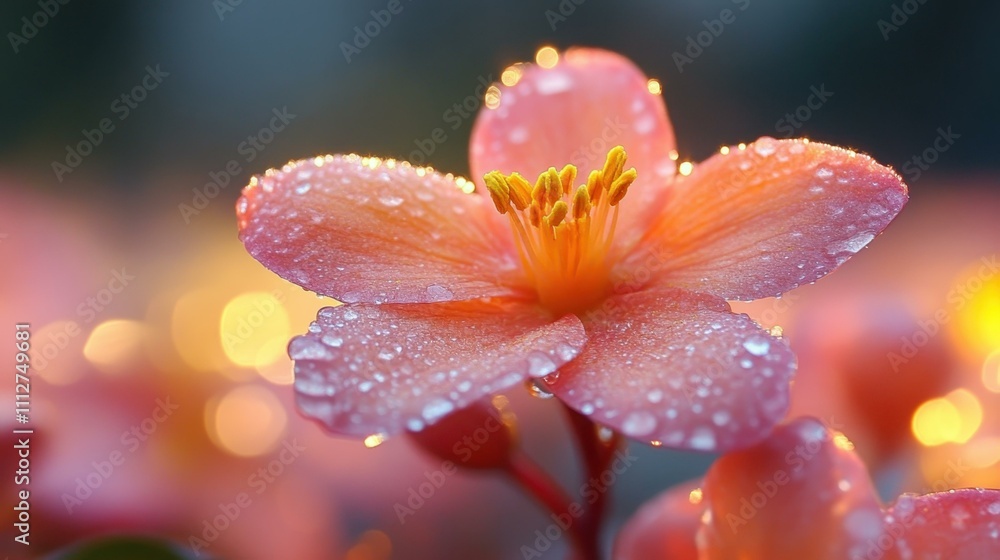 Poster magic of macro world image natural abstraction abstract image one main object high quality very deta
