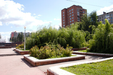 Urban landscape in the city center of Samara, Russia