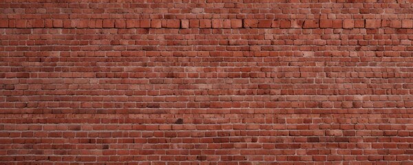 Fototapeta premium High-angle view of a red brick wall with a subtle gradient effect to emphasize its texture, textured, exterior, façade