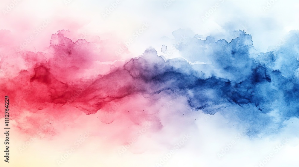 Poster abstract watercolor background in pastel color frame presentation design template style colorful background with empty space for tex