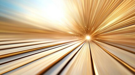 Obraz premium A radial gradient with a bright, golden center fading to a warm, dark gold at the edges, creating a sense of depth and radiance.