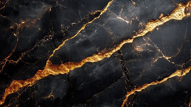 back marble nero marquina wallpaper background with hints of gold luxurious blac