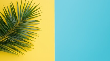 A vibrant and contrasting gradient blending sunny yellow and cool turquoise, evoking a sense of energy and refreshment, perfect for summer themes, travel posters, or tropical designs.