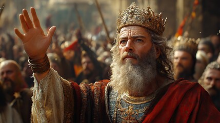 biblical scene king david