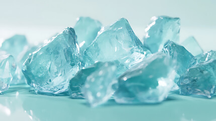 Obraz premium Beautiful Ice Cubes