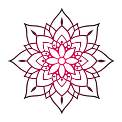 Obraz premium Mandala, Tattoo, Intricate design and decor element,