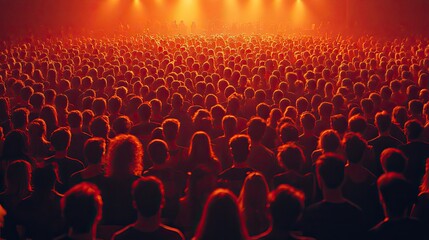 concert crowd at a music festival cheering crowd at a concert
