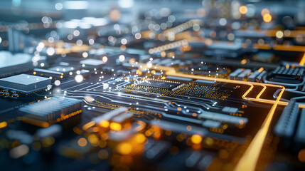 Advanced circuit manufacturing techniques in the electronics industry a close-up view