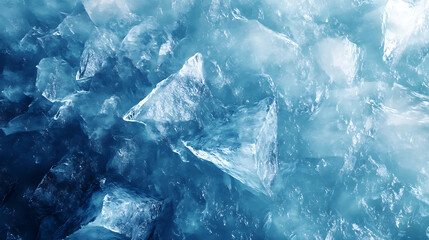 Obraz premium Stunning Ice Crystals: A Frozen Winter's Embrace