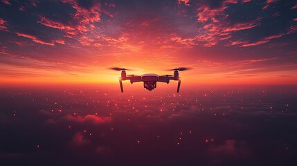 drone on light backgroun