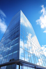 Obraz premium blurry windows of a modern building Generative AI