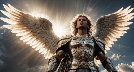 A portrait of an archangel