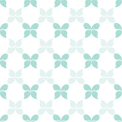 seamless repeat pattern with simple teal green butterfly on a white background perfect for fabric, scrap booking, wallpaper, gift wrap projects
