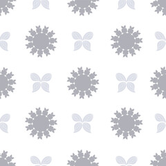 seamless repeat pattern with simple dark and light gray on white background perfect for fabric, scrap booking, wallpaper, gift wrap projects