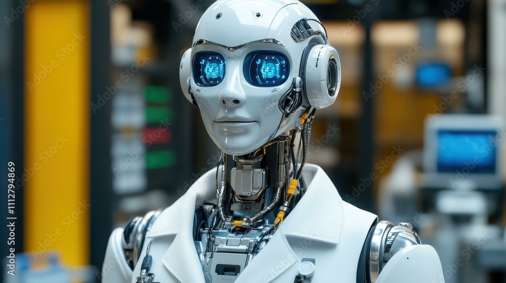 Aufkleber robotics in healthcare healthcare robotics one main object high quality very detailed professional i
