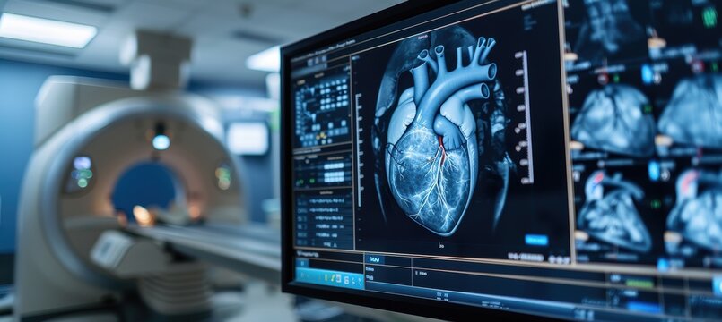 High-Resolution Cardiovascular MRI Scan for Diagnostic Purposes