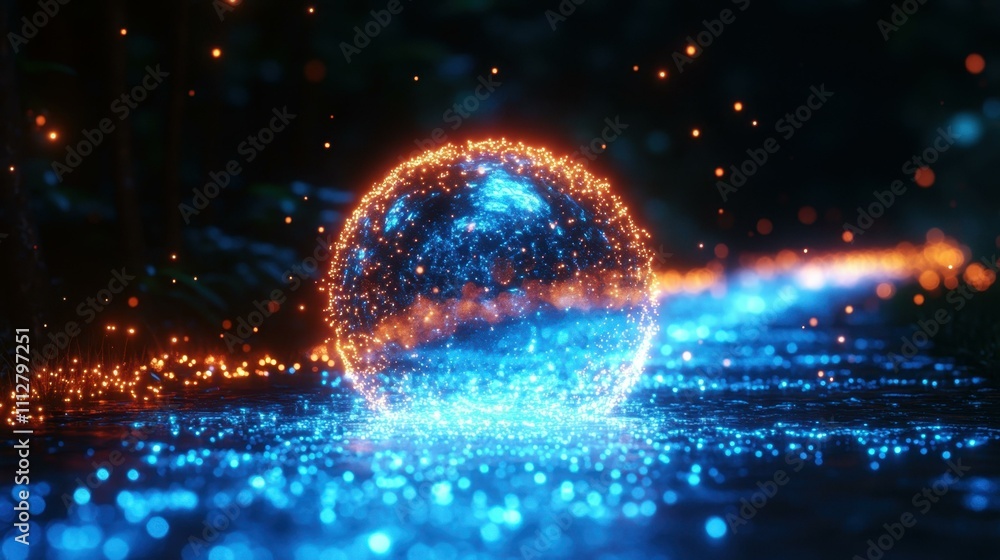 Poster 3d animation cinematic animation abstract image one main object high quality very detailed