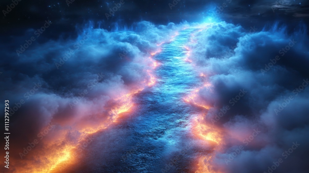 Poster 3d animation virtual reality abstract image one main object high quality very detailed