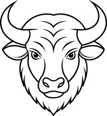 Silhouette Vector Illustration | Animal Head Mascot Logo Design