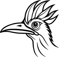 Silhouette Vector Illustration | Animal Head Mascot Logo Design