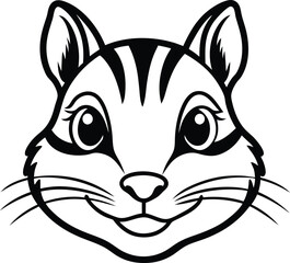 Silhouette Vector Illustration | Animal Head Mascot Logo Design