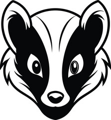 Silhouette Vector Illustration | Animal Head Mascot Logo Design