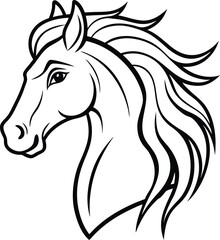 Silhouette Vector Illustration | Animal Head Mascot Logo Design