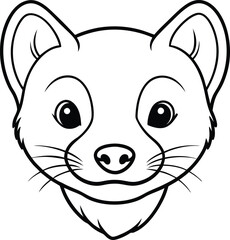 Silhouette Vector Illustration | Animal Head Mascot Logo Design