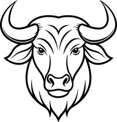 Silhouette Vector Illustration | Animal Head Mascot Logo Design