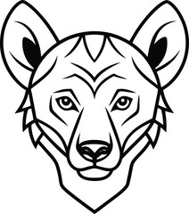 Silhouette Vector Illustration | Animal Head Mascot Logo Design