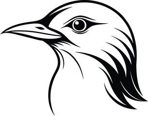 Silhouette Vector Illustration | Animal Head Mascot Logo Design