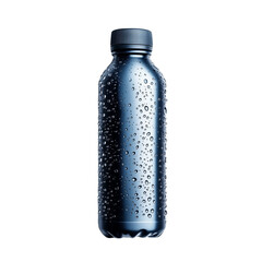 A sports water bottle with a minimalist design isolated on transparent background (4)