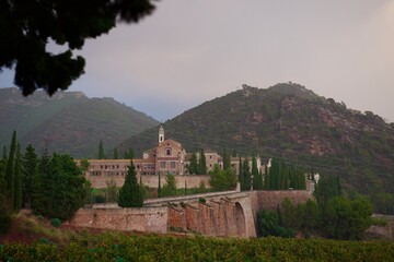 Old monastery somewhere in mediterranean Spain